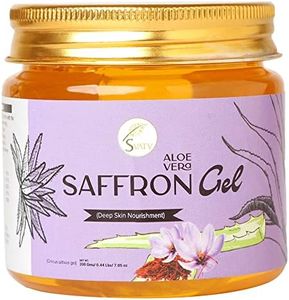 SVATV Saffron Aloe Vera Gel | Soothing Skin Hydration | Perfect for Sunburn | Lighten Dark Spots | Paraben & Sulfate Free - 200g