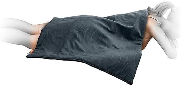 Pure Enrichment PureRelief Pro Far Infrared Oversized Body Wrap - 35” x 27” Full-Body Infrared Heating Pad for Back Pain, Shoulder Aches, Neck Strains, & Soreness in Knees, Abdomen, Chest, & Legs