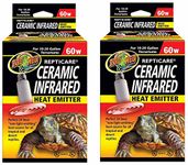 (2 Pack) Med ReptiCare Ceramic Infrared Heat Emitter 60 Watts