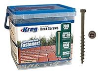 Kreg SDK-C2W-700 Protec Kote Deck Screws 2-Inch, 8 Coarse Thread, Compact Head (700 Count)