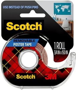 Scotch Removable Poster Tape 1.9cm x 3.8m 109