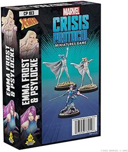 Atomic Mass Games Marvel: Crisis Protocol Emma Frost and Psylocke Character Pack - Psychic Mutants Unleashed! Tabletop Superhero Game, Ages 14+, 2 Players, 90 Minute Playtime, Made