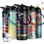 Frost Buddy 40oz Buddy Water Bottle with Straw, Lid & Paracord Handle | 24-Hour Insulated Water Bottle | 40 oz Leak Free | Stainless Steel Water Bottle for Traveling, Sports & Errands