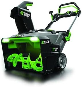 EGO Power+ SNT2112 Peak Power Snow Blower with Steel Auger - 5.0Ah Battery and Dual Port Charger Included