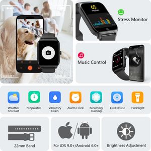 Smart Watch 1.8" HD Display – Alexa Built-In, IP68 Waterproof
