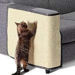 Navaris Cat Scratch Furniture Protector - Natural Sisal Sofa Protectors from Cats - Couch Scratcher Shield Mat - Right