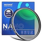 NEEWER 43mm Polarizer Filter, 24 Layer Multi Resistant Nano Coated MC CPL Circular Polarizing Filter with HD Optical Glass/Ultra Slim for Camera Lens, Reduce Reflection/Enhance Contrast/Reduce Glare