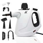 NexLev Steam Cleaner | For Complete Home Kitchen Bathroom Window Car & Office Cleaning | 9 Accessories | 450 ML | Window Pane Sink Grime Chimney Grease Water Stain Cleaner| 4 Meter Cord | 1000W |SC-05