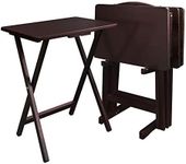 Casual Home 5 Piece Tray Table Set,