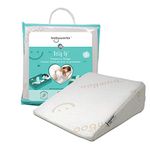 Baby Works - Pregnancy Wedge Pillow, Maternity Support for Belly, Back and Knees, Pregnancy Body Pillow - 31.7 x x 25.4 x 10.4 cm, Cream, 1 Count (Pack of 1)