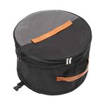 Goklmn Foldable Round Storage Box With Lid, Large Pop-Up Hat Storage Bag, Male and Female Travel Hat Box, 17 Inch,Black