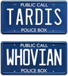 Tardis + Whovian | Metal Stamped Li