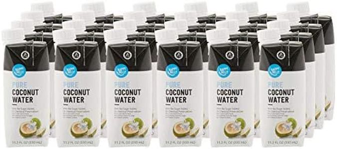 Amazon Brand - Happy Belly Coconut Water, 11.2 fl oz (Pack of 24)