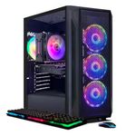 STGAubron Gaming PC Computer Desktop, Intel Core i7-12800HX up to 4.8GHz, GeForce RTX 3050 6G, 16G DDR5, 1TB SSD, WiFi 6, BT 5.2, RGB Fan x4, Windows 11 Home
