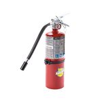 Buckeye 25614 ABC Multipurpose Dry Chemical Hand Held Fire Extinguisher with Aluminum Valve and Vehicle Bracket, 5 Lbs Agent Capacity, 4-1/4" Diameter X 7-1/4" Width X 16-3/8" Height