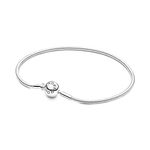 PANDORA Me Silver Snake Link Bracelet, 20 cm, Precious metal, Not applicable