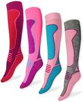 ThreadCo Womens Ski Socks (4-Pack) 