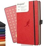 Dingbats* Wildlife Plain Journal Notebook A5 - Vegan Leather Hardcover - Ideal for Work, Travel, Writing - with Pocket, Elastic Closure & Bookmark
