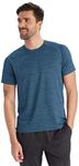 C9 Champion Men's Elevated Training Tee, Jetson Blue/Teal Paradise, XL