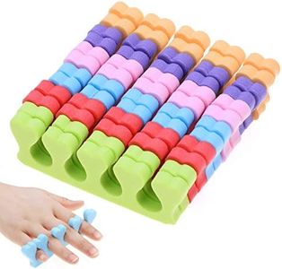 MWOOT 6 Pares Separador para Dedos de los Pies,Espuma suave Esponja Separadores del dedo Divisor Manicura Pedicura Herramientas para Gel Polaco Revestimiento Pintura