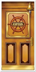 Beistle 57315 1-Pack Cruise Ship Door Cover, 30-Inch by 5-Feet