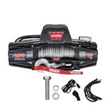 WARN 103255 VR EVO 12-S Electric 12V DC Winch with Synthetic Rope: 3/8 inch Diameter x 90 feet Length, 6 Ton (12,000 lb) Pulling Capacity