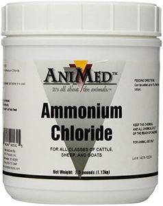 AniMed Powder 99.9-Percent Ammonium Chloride for Horses Dogs Cats Cows Sheep and Goats, 2.5-Pound