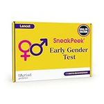 SneakPeek® DNA Test Gender Prediction - Know Baby’s Gender at 6 Weeks with 99.9% Accuracy¹ - Lab Fees Included - Early Pregnancy Boy or Girl Reveal Home Kit (Lancet)