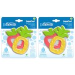 Dr. Brown's® AquaCool Water-Filled Teether Apple and Pineapple (Pack of 2)