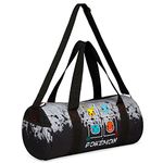 Pokemon Gym Bag for Kids, Pikachu Boys Duffle Bag Large Holdall (Black)