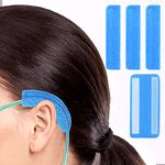 4 Pack Nasal Cannula Ear Cushions Oxygen Cannula Face Soft Cover for Oxygen Users to Help Relieve Ear Pain and Prevent Cheek Indentation Discomfort(Blue)