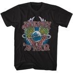 American Classics Journey '79 Tour Adult Black Short Sleeve T Shirt, Black, XX-Large