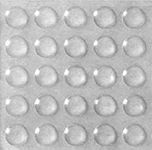 Soft Close Cupboard Door Buffer Rubber FEET Pads Adhesive Bumper Cushion 10mm x25 Dots