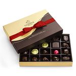 Godiva Chocolatier Dark Chocolate Gift Box with Red Ribbon, 22 Pieces