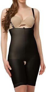 Isavela Mid Thigh Compression Garment - Black LG