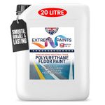 TRADE SUPPLIES UK - Extreme Polyurethane Floor Paint. Durable, Premium-Grade Paint for Concrete, Wood, Garage, Indoor Floors - Light Grey, 20L