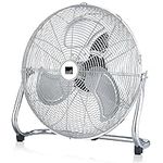 Taylor & Brown Floor Fan 18" High Velocity Industrial Floor Fan with 3 Speeds Electric Portable Cooling Fan for Gym Workshop Warehouse with Tilting 18 Inch