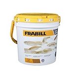 Frabill 2.2 Gallon Bait Bucket, Whi
