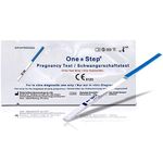 One Step: 50 x Ultra Early - 10mIU Wide Width Pregnancy Test Strips (Tests up to 6 Days Earlier)