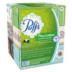 Puffs Super Size Value Package Plus Lotion Facial Tissues Family Boxes, 24-Count (124 tissues per Box)