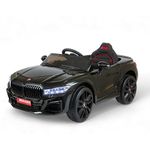 MEKASHI Electric Ride on Car for Kids, Parental Remote, 12V Rechargeable Battery, 3 Speed, LED Lights, Music, Bluetooth, 1 to 7 Years, Swing Function, Long Wheelbase, ISI Mark, MKS003D-Metallic Black