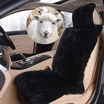 Real Sheepskin Car Seat Covers for Cars SUV Trucks Van RV Motorhome Front Seats Genuine Sheepskin Seat Covers fluffy Car Seat Covers Sheepskin Automotive Seat Covers - Universal (One Piece)