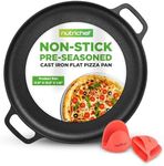 NutriChef 13-Inch Flat Cast Iron Pi