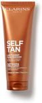 Clarins Self Tanning Milky Lotion 125ml | Gradual Tinted Moisturiser for Face and Body | Buildable, Streak-Free, Long-Lasting, Natural, Sun-Kissed Glow | Contains Aloe Vera for 24H Hydration