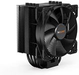 be quiet! Pure Rock 2 Black, CPU cooler, 150W TDP, Pure Wings 2 120mm PWM, 4 6mm heatpipes, asymmetric design, single tower, BK007