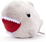 Downtown Pet Supply 2 in 1 Stuffed Plush Dog Toy, Shark - Tearable Dog Plush Toy with Durable Light Up Squeaker Toy Inside for Medium and Large Dogs - Dog Chew Toys for Aggressive Chewers