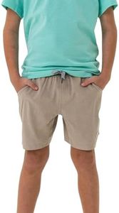 Burlebo Youth Athletic Short - Khaki - Venado Camo Liner