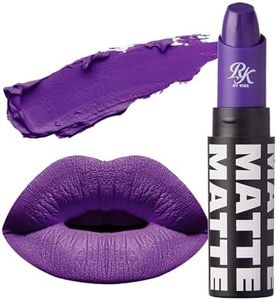 Kiss Ruby es Lipstick, Matte Finish, Long-Lasting, Highly Pigmented, Smooth Apply, Full Coverage Lip Color Makeup (Purple Affair)