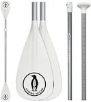 Tuxedo Sailor SUP Paddle - 3 Piece Adjustable Stand Up Paddle Board Paddle - Lightweight & Floating Paddle Board Oar - Durable and Packable, Reinforced Nylon Blades - Efficient Stroke