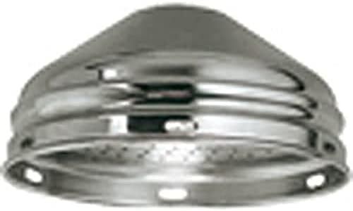 GROHE Relexa Basic 85 - Head Shower 1 Spray Rain Pattern (Round Ceiling Shower Head 85 mm, Brass Tin Plate, Wall Mounted Exposed, Low Pressure), Chrome, 28404000